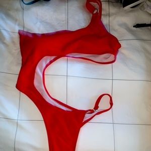 Swimsuit - cut out one piece